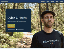 Tablet Screenshot of dylanjharris.com